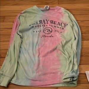 Pastel Tie-Dye Long Sleeve Tee